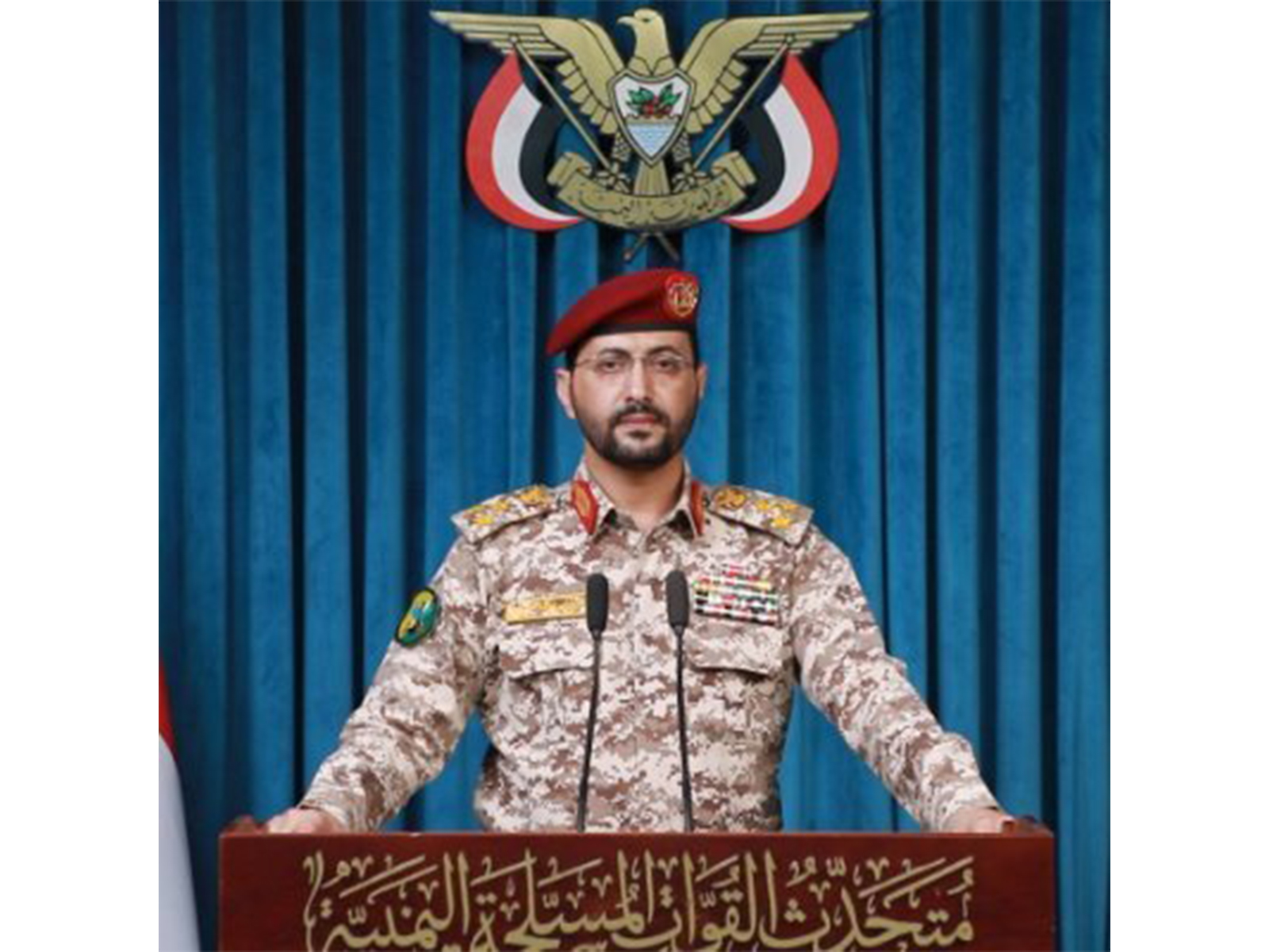 Houthi military spokesperson Yahya Saree (Photo/X/@Yah_Saree)