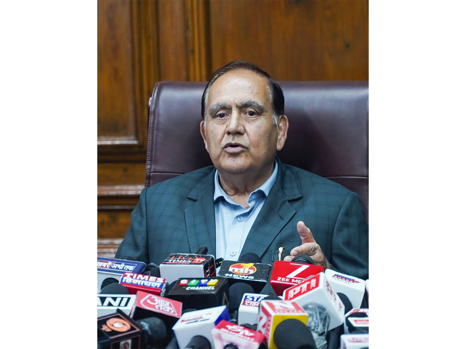 Himachal Pradesh Legislative Assembly Speaker Kuldeep Singh Pathania (File Photo/ANI)