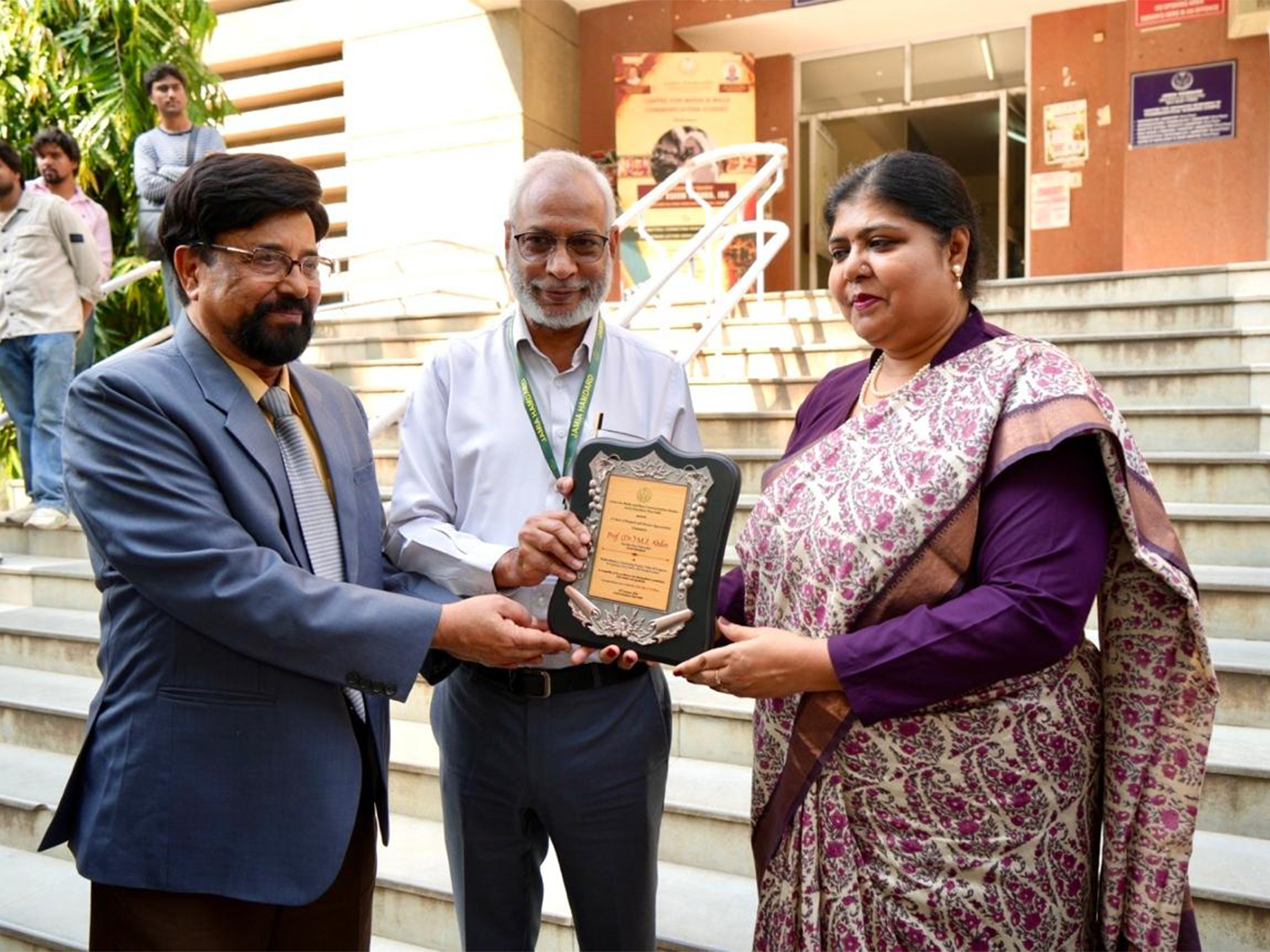 ‘Media Matters’ at Jamia Hamdard hosts Cinematographer Aseem Mishra (Photo/ANI) ‘Media Matters’ at Jamia Hamdard hosts Cinematographer Aseem Mishra (Photo/ANI)