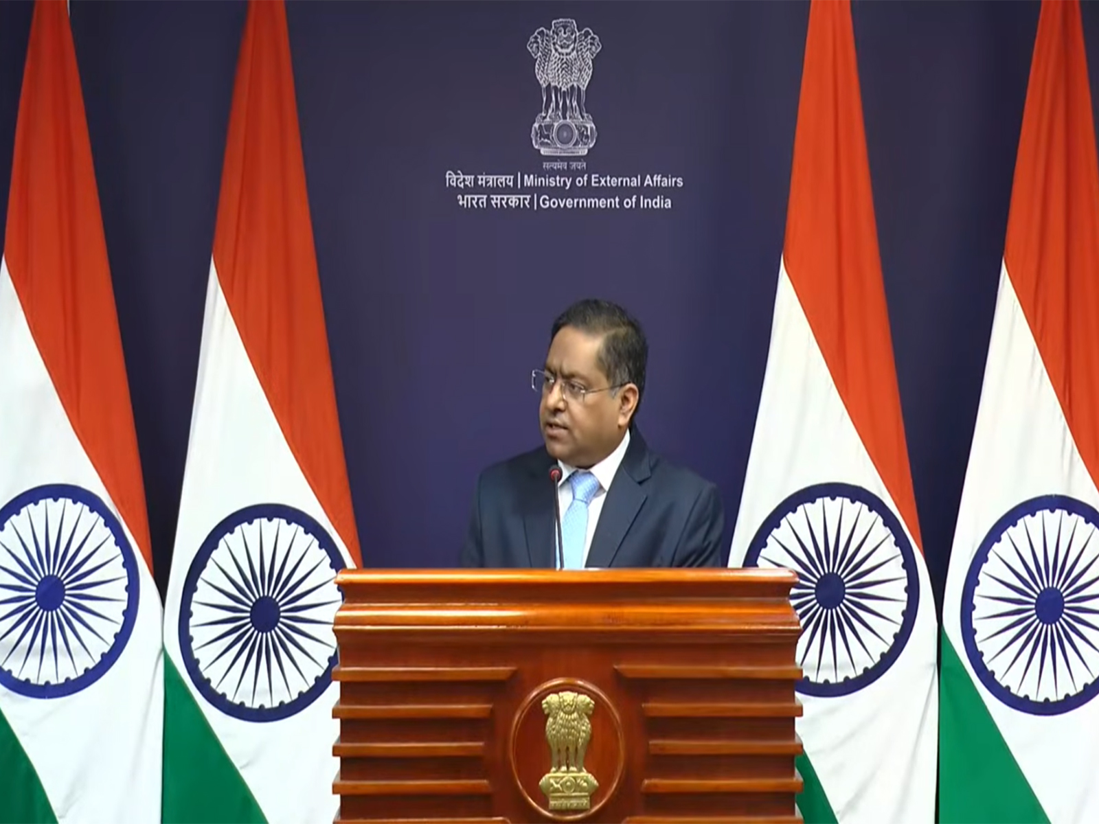 MEA spokesperson Randhir Jaiswal (Photo/ANI) MEA spokesperson Randhir Jaiswal (Photo/ANI)