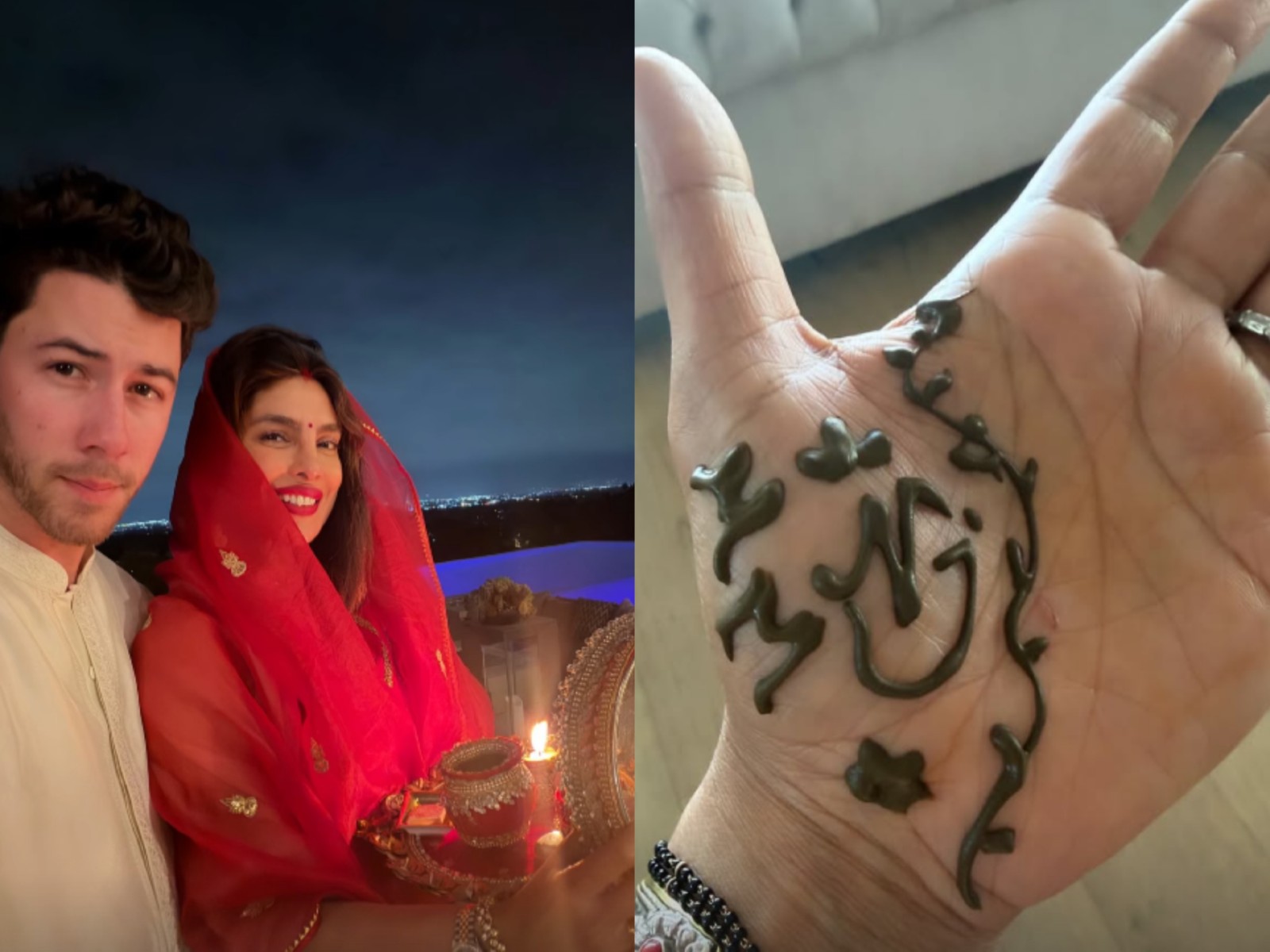 Priyanka Chopra, Nick Jonas celebrate Karwa Chauth (Photo/Instagram@priyankachopra)