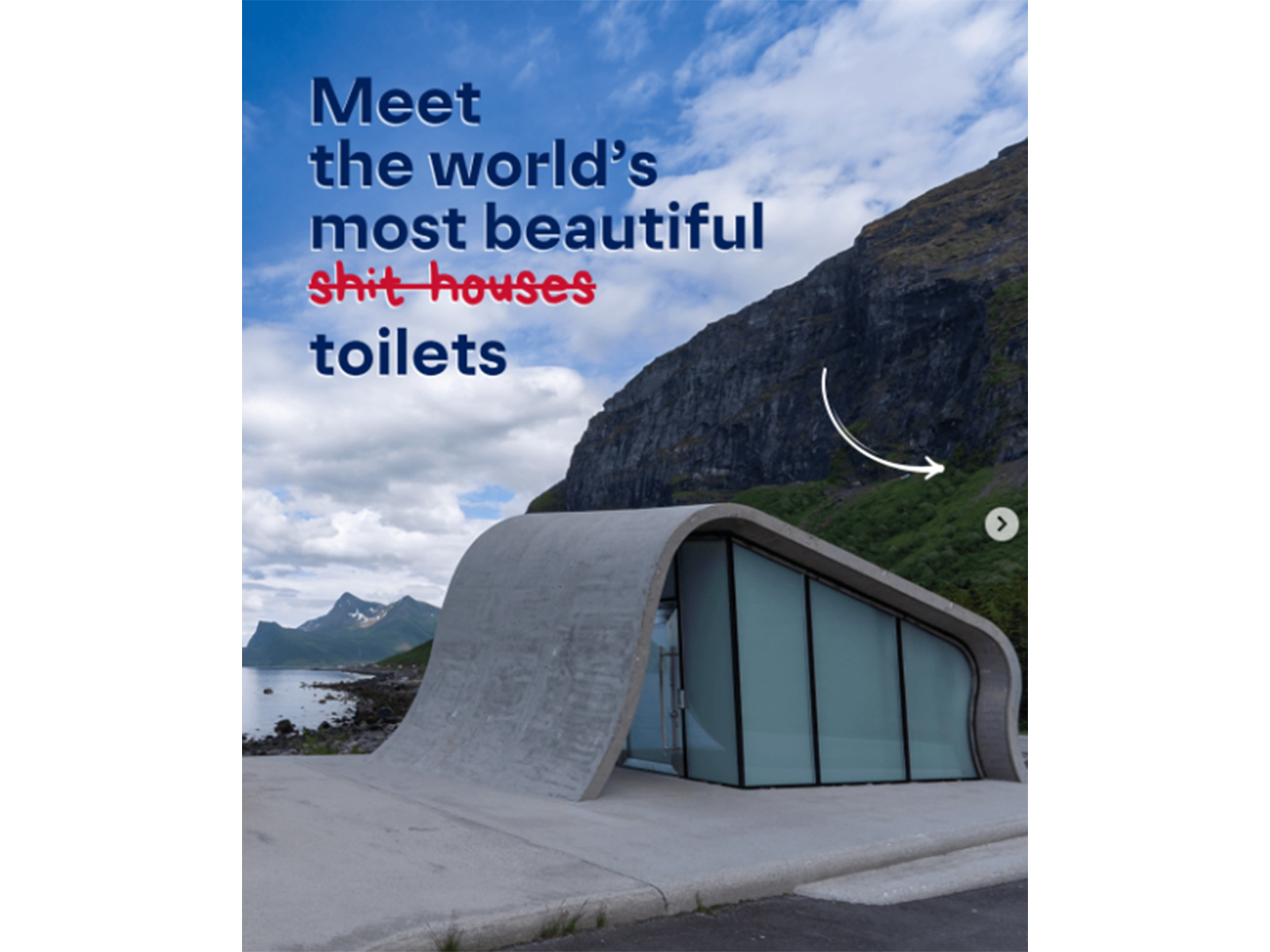 Norway's official tourism board post on country's scenic toilets (Photo/Instagram/@visitnorway) Norway's official tourism board post on country's scenic toilets (Photo/Instagram/@visitnorway)
