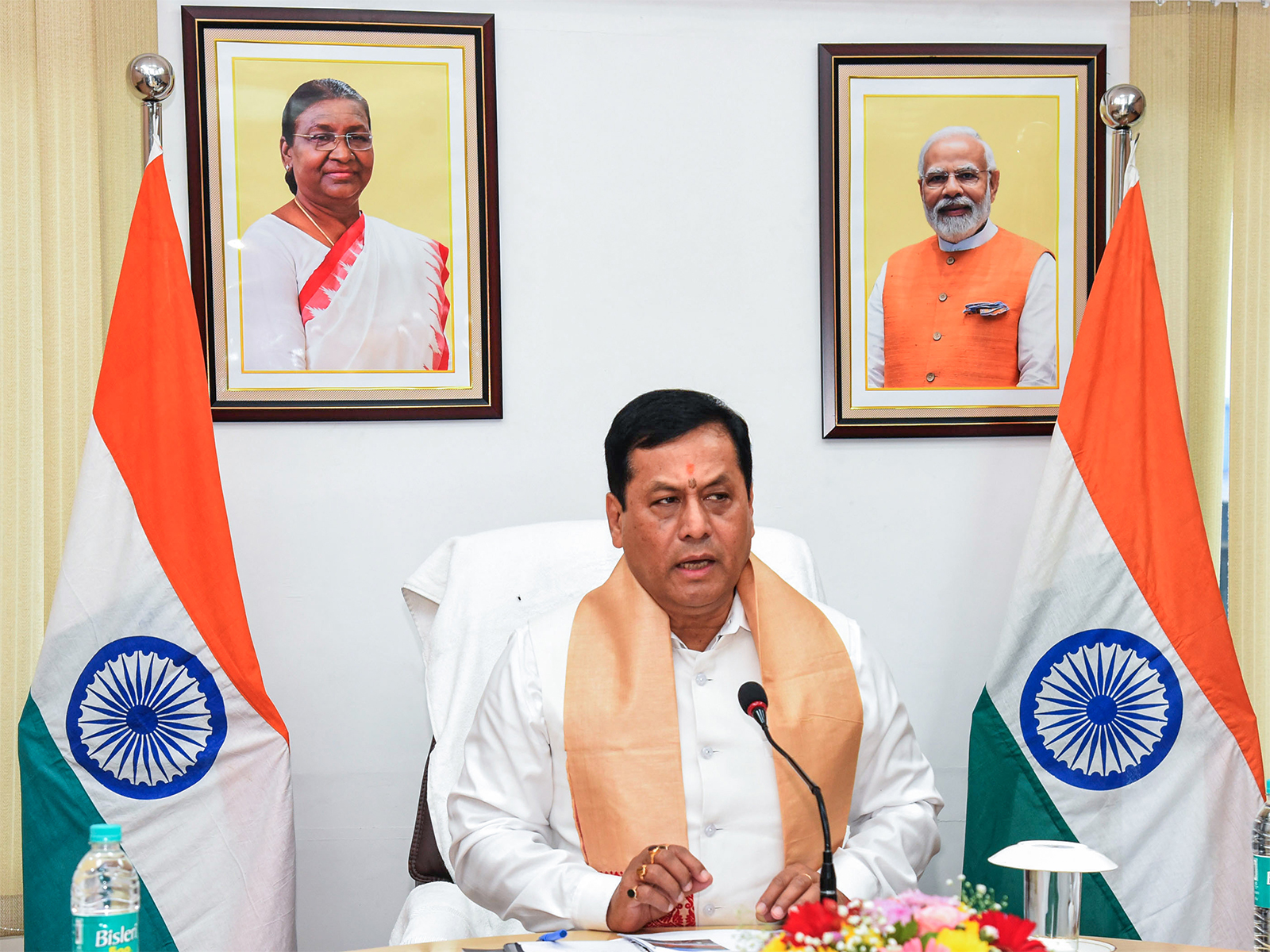 Union Minister of Ports, Shipping & Waterways, Sarbananda Sonowal (File photo/ANI)